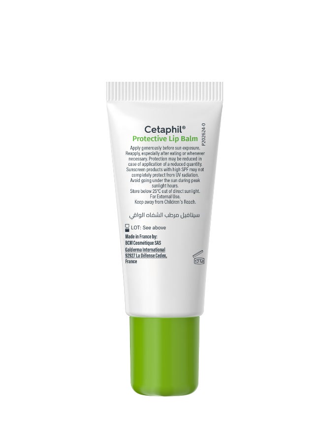 Cetaphil Protective Lip Balm Spf 50+, Moisturizing Lightweight Lip Balm, Very High Protection, Unscented Unscented 8ml - Image 2