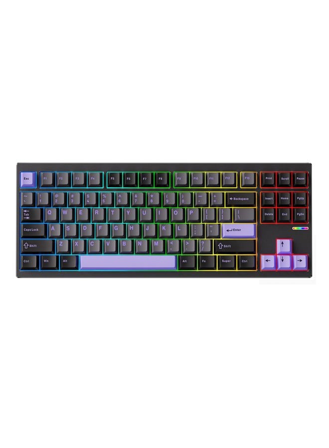 MCHOSE GX87 Pro Aluminum Custom Mechanical Keyboard Gaming Keyboards with Quick Disassemble Case, Black - Image 1
