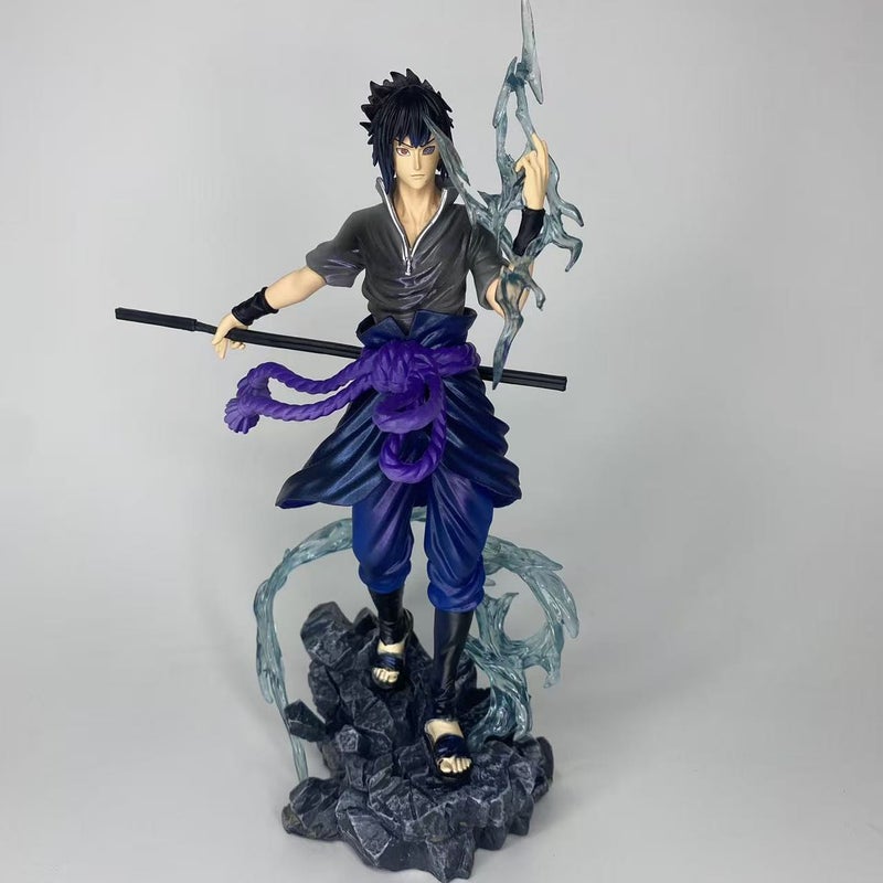 Naruto and Sasuke Battle Action Figures Statue Set - Image 2