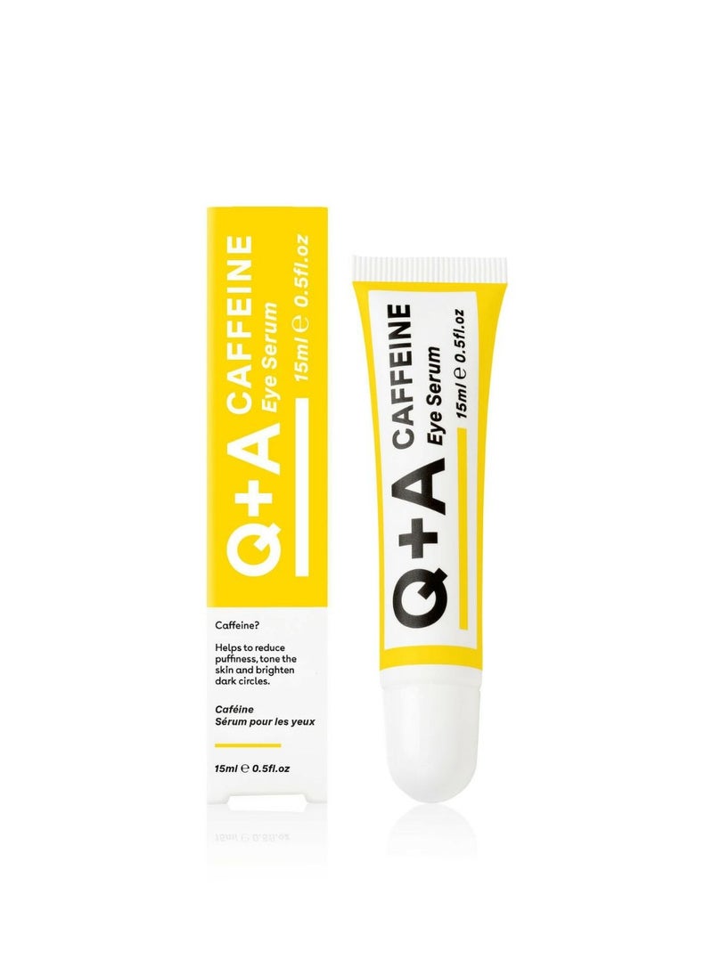 Q+A - Caffeine Serum To Reduce Puffiness And Dark Circles Around The Eyes And Hide Wrinkles - 15 Ml - Image 1