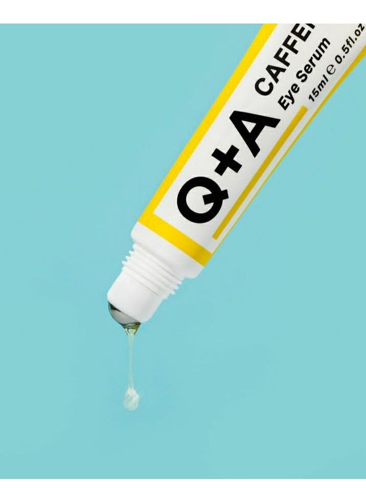 Q+A - Caffeine Serum To Reduce Puffiness And Dark Circles Around The Eyes And Hide Wrinkles - 15 Ml - Image 1