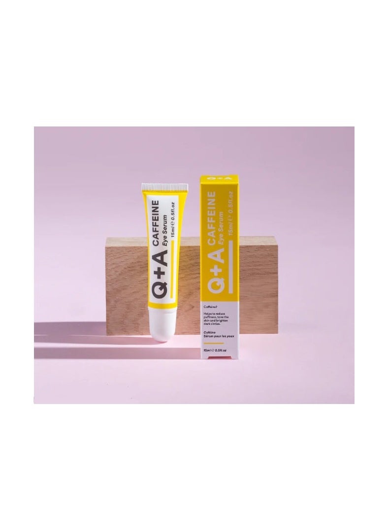 Q+A - Caffeine Serum To Reduce Puffiness And Dark Circles Around The Eyes And Hide Wrinkles - 15 Ml - Image 1