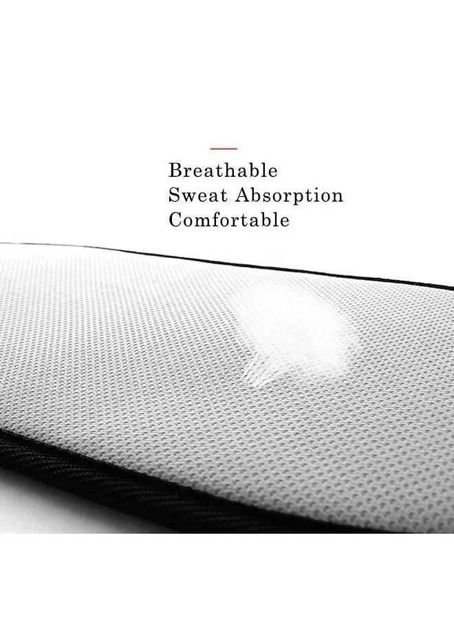 AOLIKES - Professional Comfortable Workout Weight Lifting Waist Belt, Squat & Deadlift Protect Waist Weightlifting Belt,Back Support Bodybuilding Waist Belt for Men Women, Black/Red - Image 1