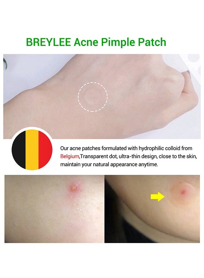 Breylee 2-Pack Invisible Acne Pimple Patch (44PCS) – Double Box Hydrocolloid Spot Treatment for Night Use, Waterproof & Gentle for Sensitive Skin - Image 5