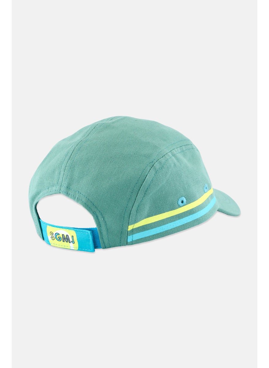 Sergent Major Kids Boy Printed Cap, Green Combo  - Image 2