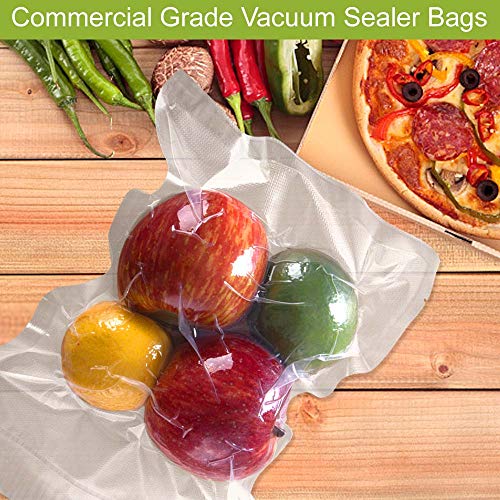 VacYaYa 200 Quart Size 8 x 12 Inch Vacuum Sealer Freezer Storage Machine Bags for Food,Vac Seal a Meal Bags with BPA Free Sous Vide Vaccume Seal Safe PreCut Bag - Image 5