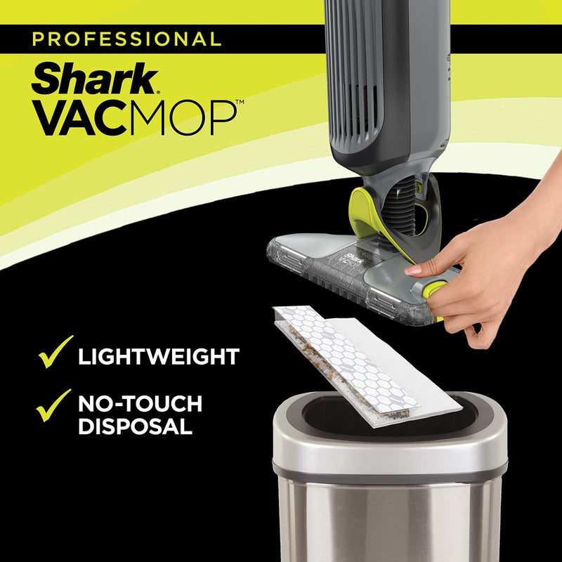 Shark Shark VACMOP Disposable Hard Floor Pad Refills, Compatible with VM252 & VM180, No-touch Disposal, For use on ALL Sealed Floors - Stone, Hardwood, Laminate & Tile, (Pack of 3, 30 Count Total), VMP30  - Image 4