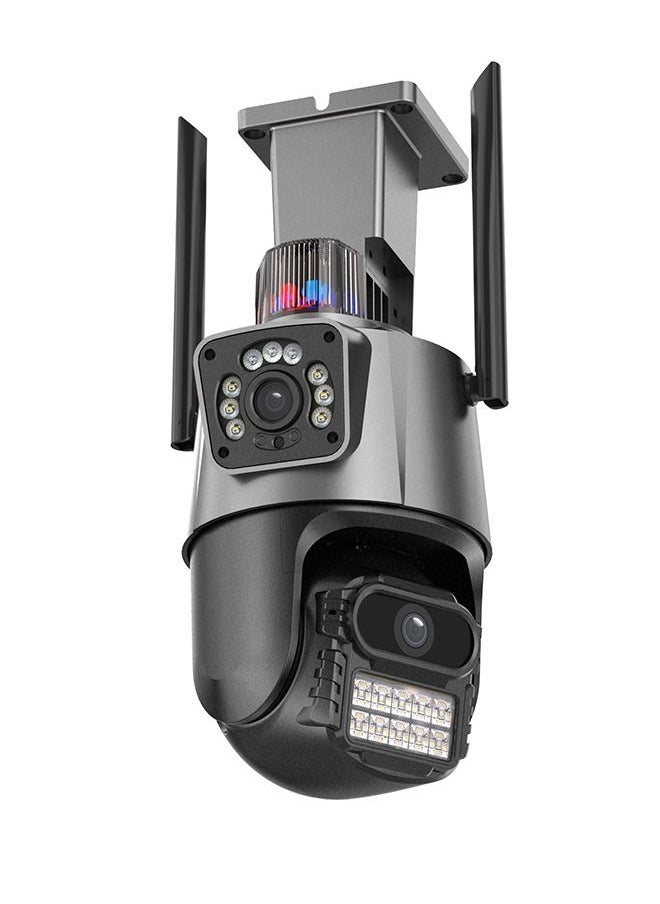 Generic - WiFi Camera Dual Screen Linkage Panoramic 360 ° Outdoor Waterproof Surveillance Camera - Image 1