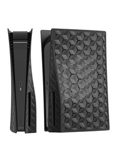 PS5 Face Plate Anti-Scratch Protective Shell Replacement for Sony PlayStation 5 Console (Disc Version) Black