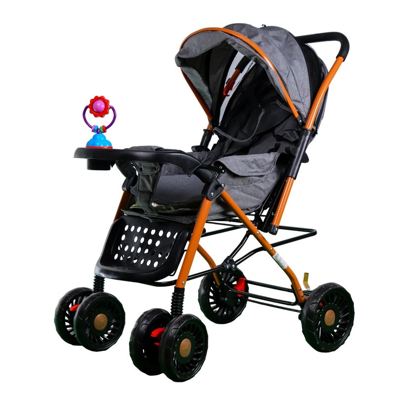 عربية اطفال قابلة للطي كبيرة رمادي - 9005A - Image 1