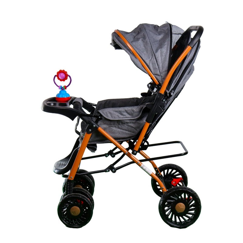 عربية اطفال قابلة للطي كبيرة رمادي - 9005A - Image 2