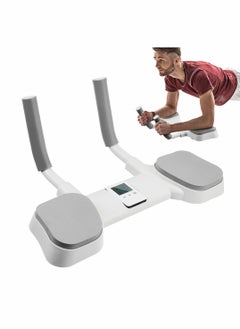 Plank Board Core Trainer with Timer, Multifunctional Plank Trainer, Push-up Stand Plank Support Device for Home, Office Fitness Equipment, Dynamic Core Training Anti-Slip Intelligent Timing