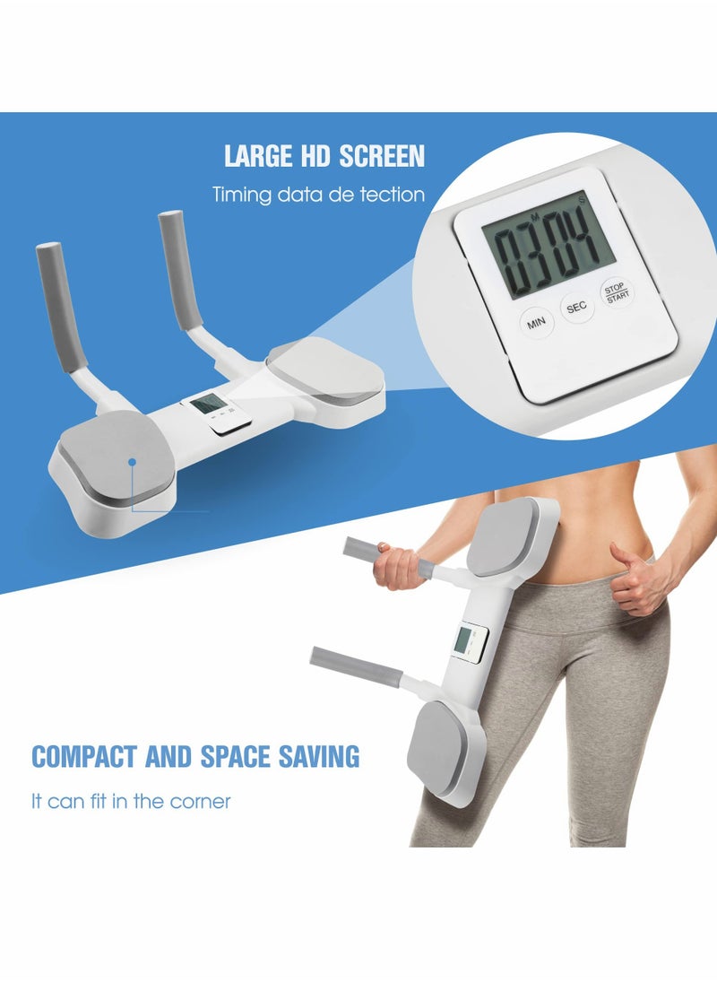 Generic - Plank Board Core Trainer with Timer, Multifunctional Plank Trainer, Push-up Stand Plank Support Device for Home, Office Fitness Equipment, Dynamic Core Training Anti-Slip Intelligent Timing - Image 1