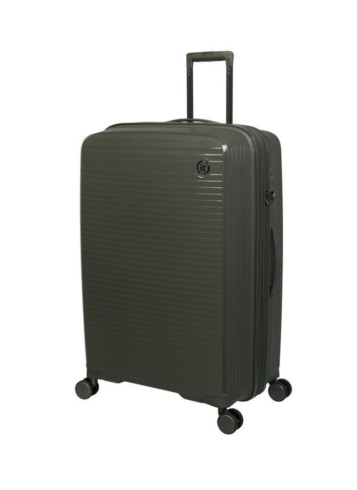 it Luggage it luggage Spontaneous, Unisex Polypropylene Material Hard Case Luggage, 8x360 degree Spinner Wheels, Expandable Trolley Bag, TSA Type lock,15-2881-08OL- Size Medium, Color Olive Night  - Image 1