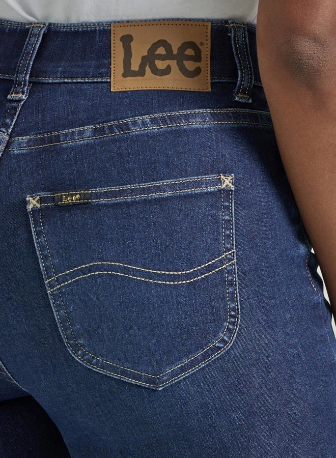 LEE Women's Ultra Lux Comfort with Flex Motion High Rise Skinny Jean, Deepest Dark, Deepest Dark, 6 - Image 3