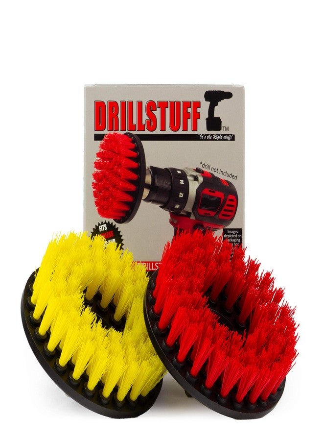 Drillstuff Cleaning Supplies - Drill Brush - Bathroom Accessories - Shower Cleaner - Bathtub - Bath Mat - Flooring - Tile - Grout Cleaner - Outdoor - Deck Brush - Concrete - Bird Bath - Hard Water Stain Remover - Image 1