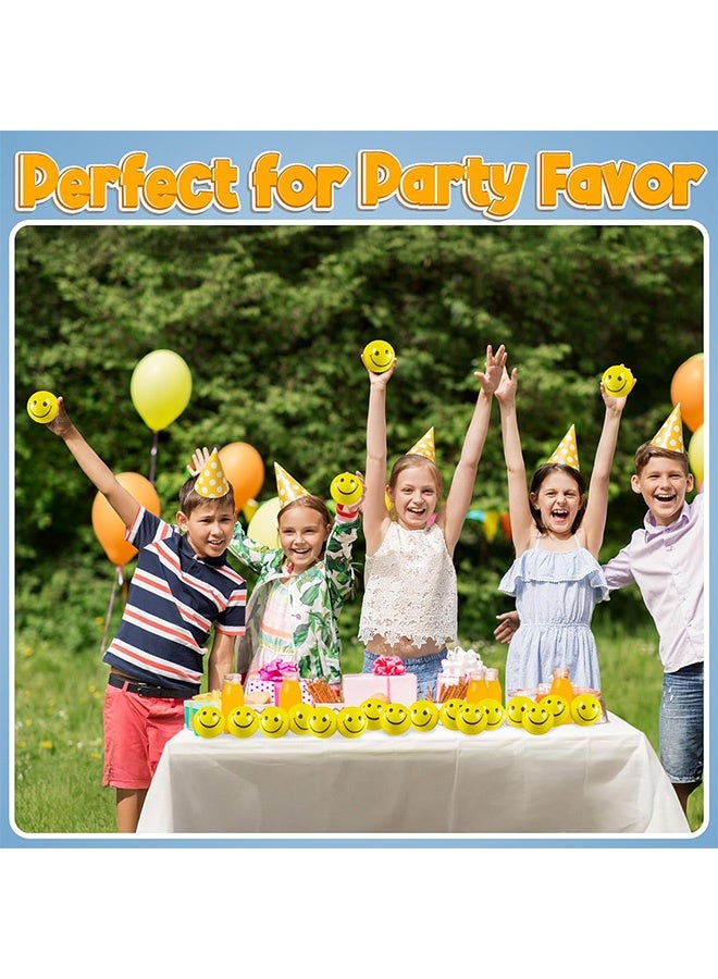 4 قطع من كرات تخفيف التوتر، كرات ضغط على شكل وجه مبتسم، كرة تخفيف التوتر، كرات ضغط على شكل وجه مبتسم، كرات تمارين يدوية، مثالية لتخفيف التوتر والقلق - Image 5