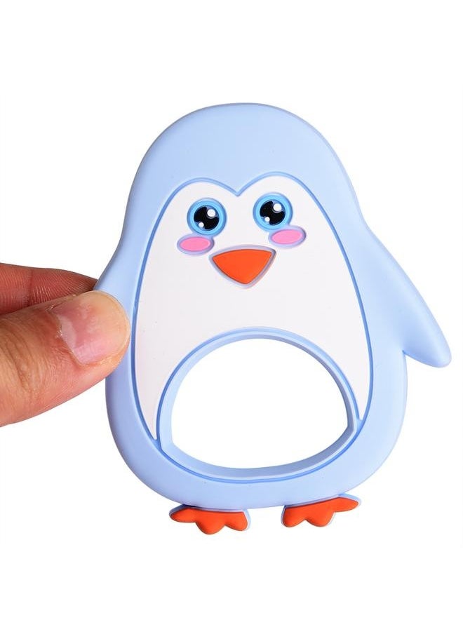 Soft Heat-resistant Silicone Penguin-pattern Newborn Baby Infant Teether(Blue) - pzsku/Z99B51407785999313EF4Z/45/_/1740717864/7f443088-3cfa-4f7e-b2b4-a83175855692