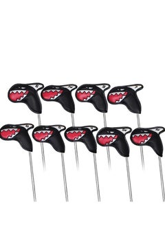 Y&D Golf Iron Covers, Handed Thick PU Leather Embroidery Number Fit Well Club 4-9/A/P/S All Brands Unisex (9 Pcs)  - Image 1