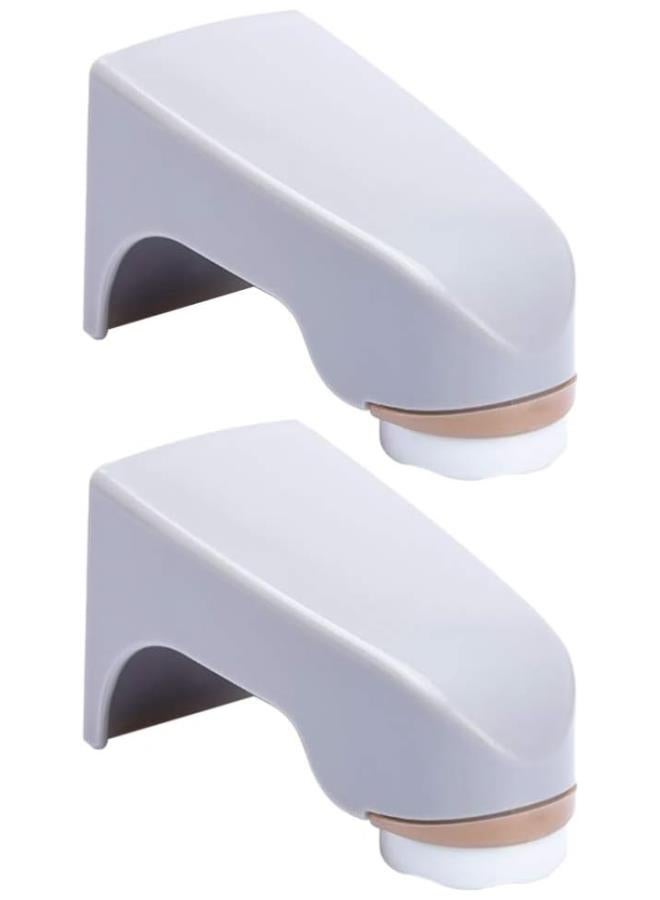 klarako 2pcs Magnetic Soap Holder Wall Mount Soap Dish Self- Adhesive Hanging Bar Soap Dish for Shower Kitchen Bathroom- Grey - Image 5