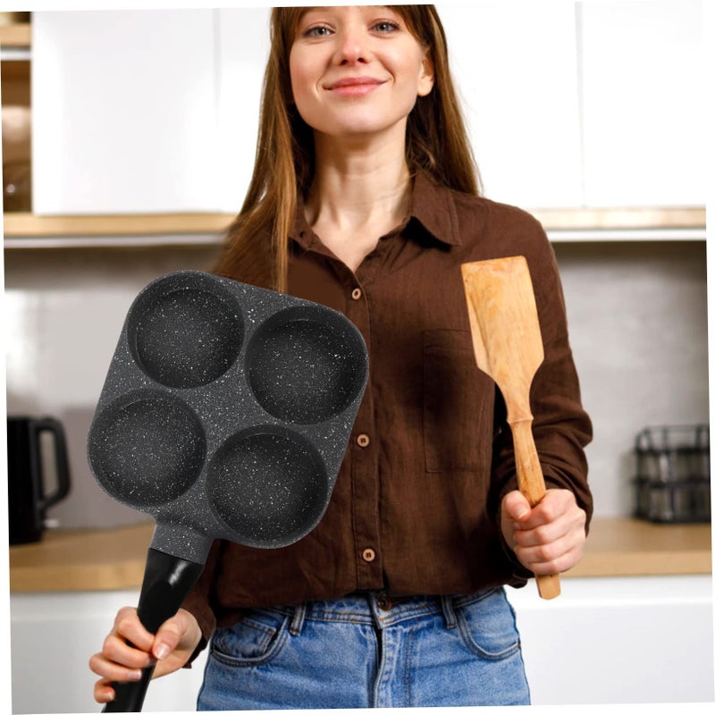 Non Stick Frying Pan 28cm Granite Coating for Gas Stove Easy Clean Breakfast Cooking - Image 5