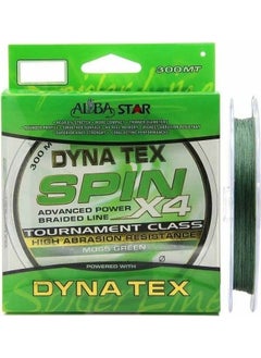 AlbaStar Dyna Tex Spin 4x Line GREEN-0.30MM - 300M - 18.16KG 