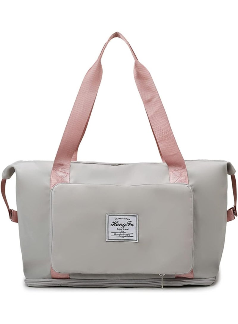 شنطة سفر يدوي ووتر بروف – بيج - Image 1