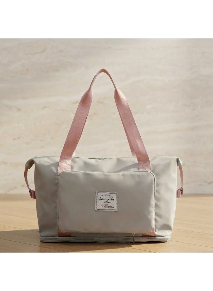 شنطة سفر يدوي ووتر بروف – بيج - Image 2