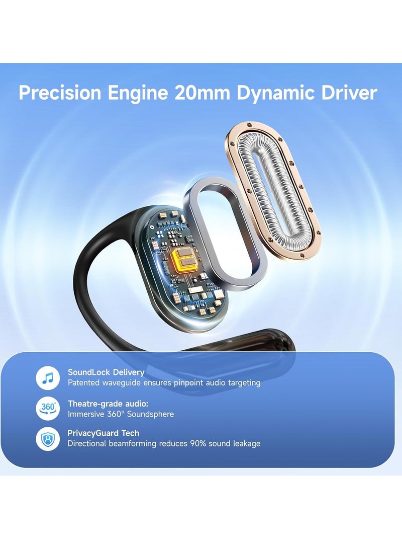 caijin AI Language Translator Earbuds, Bluetooth 5.4 Headphone Translator, Support 144 Languages ​​and Accents, Comfortable and Stable to Wear, Compatible with iOS and Android, Great for Travel Business Study, skin - Image 2