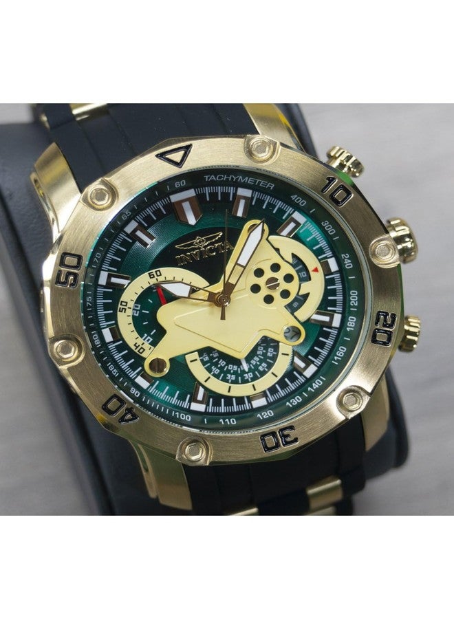 Invicta Men's Analog Japanese Quartz Watch with Silicone Stainless Steel Strap 23425 - Image 2
