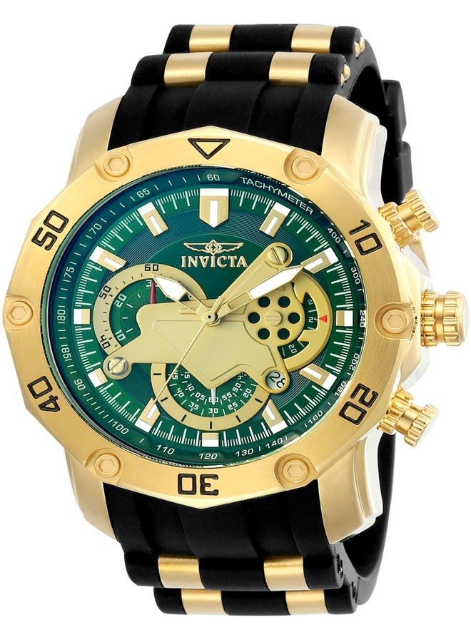 Invicta Men's Analog Japanese Quartz Watch with Silicone Stainless Steel Strap 23425 - Image 1
