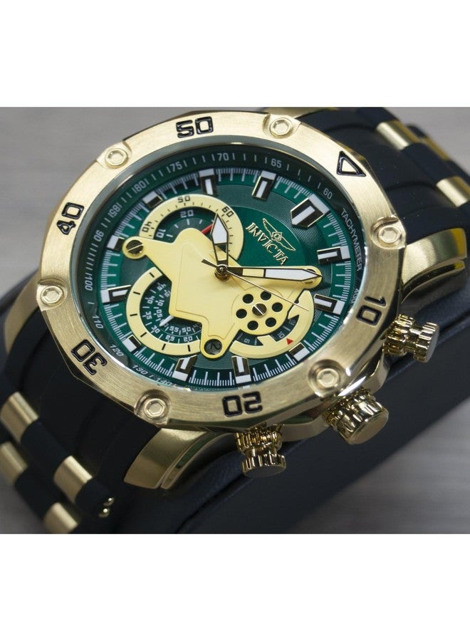Invicta Men's Analog Japanese Quartz Watch with Silicone Stainless Steel Strap 23425 - Image 4