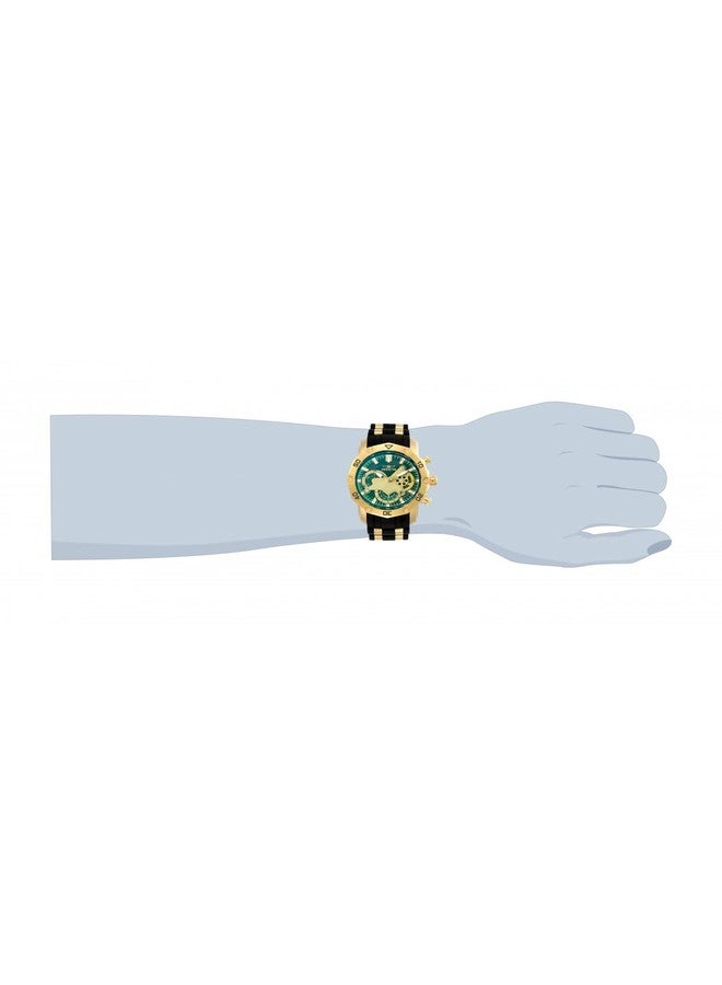 Invicta Men's Analog Japanese Quartz Watch with Silicone Stainless Steel Strap 23425 - Image 5