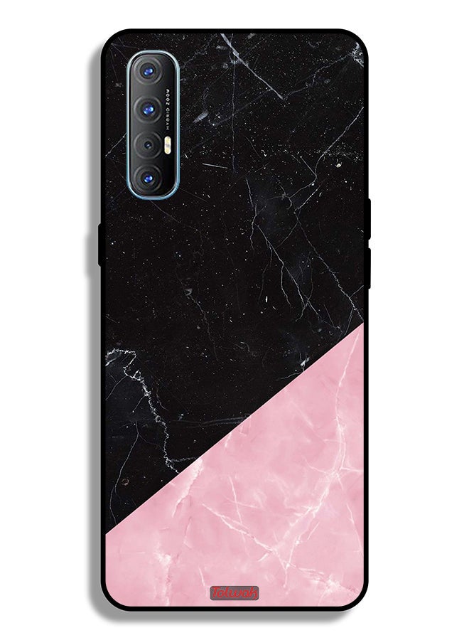 Tolwak Oppo Reno3 Pro 4G Protective Case Cover Marble Pattern - Image 2