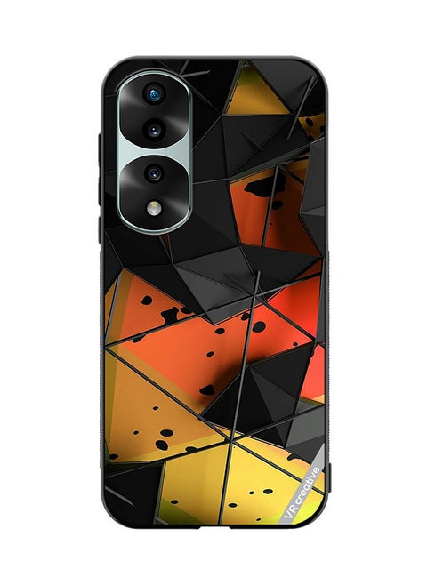 Protective Case Cover For Honor 70 Pro Abstract Design Multicolour