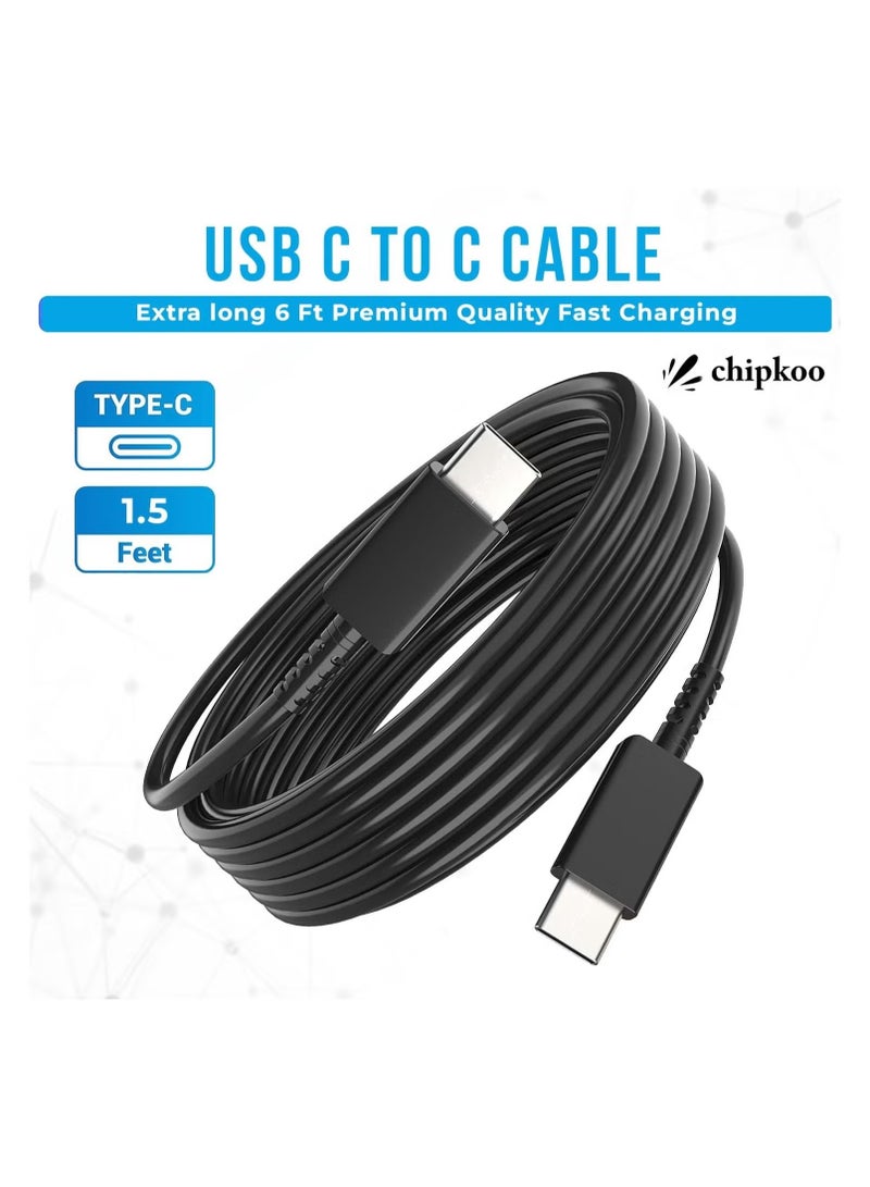 JAJEEK Fast Charger for Samsung Galaxy, 45W Charger Head with Charging Cable, Super-Fast Charging (UK Plug with USB Type-C Cable), Black – Quick Power Delivery for Phones, Tablets, Laptops, and More, Ideal Travel Adapter - Image 2