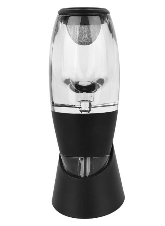 NIBEMINENT Wine Quick Aerating Set Black/Clear 14.5centimeter - Image 1