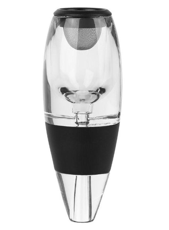 NIBEMINENT Wine Quick Aerating Set Black/Clear 14.5centimeter - Image 4