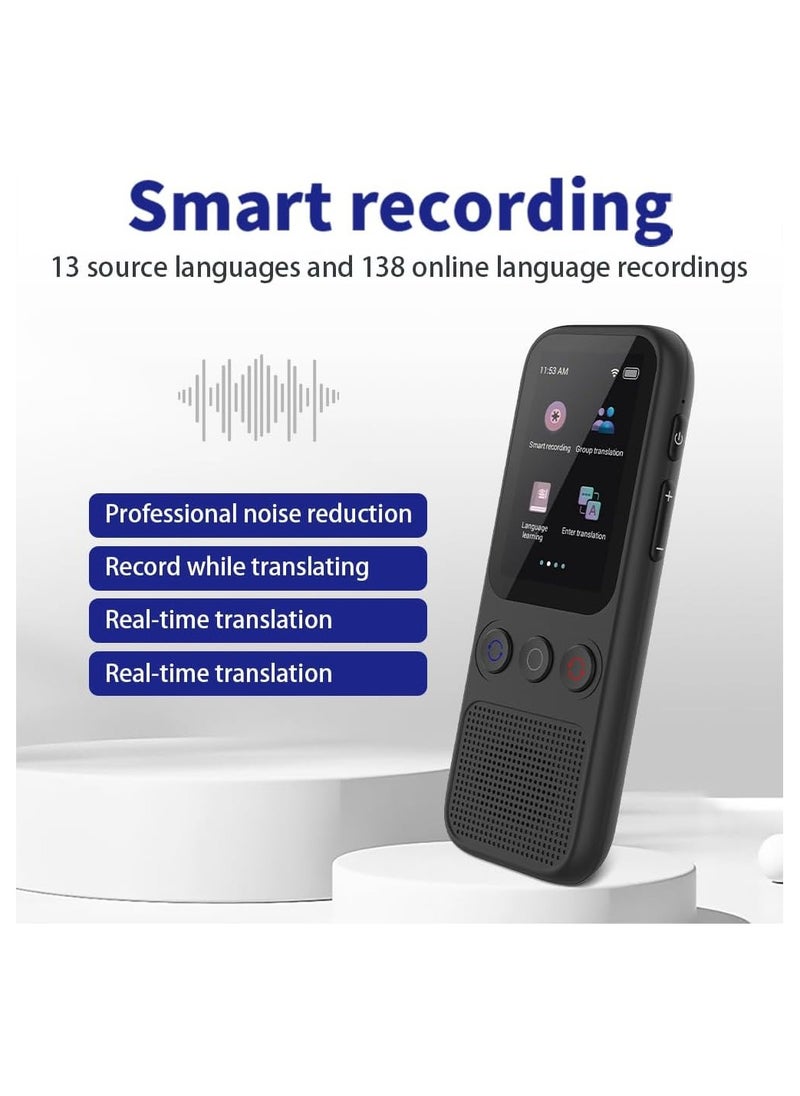 SYOSI - Language Translator Device, 138 Languages Supported, Instant Offline Language Translator Device, Voice Translator Offline, Portable Two-Way Real-Time Language Translator for Travel Business Learning - Image 1