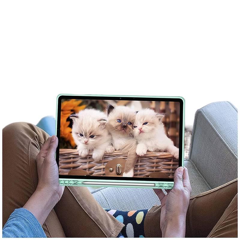 DGG Black Samsung Tab Clear Back Case Compatible with Multiple Samsung Tab Models with Protective Cover Stand Function and Daily Tablet Carry - Image 3