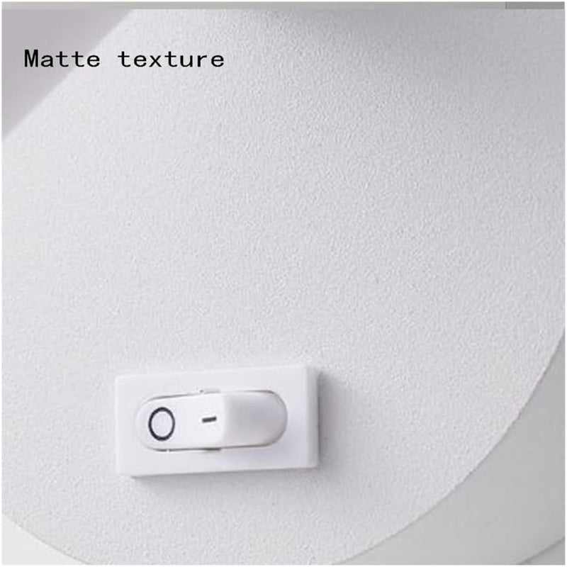 Rotatable LED Wall Sconce, Modern Metal Wall Light with 330°+90° Adjustable Arm, Bedside Reading Lamp for Bedroom, Study, Hotel(White-5W,4000K Neutral Light) - Image 4