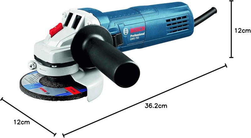 بوش آلة صنفرة الزوايا - Gws 750-115 - Image 4