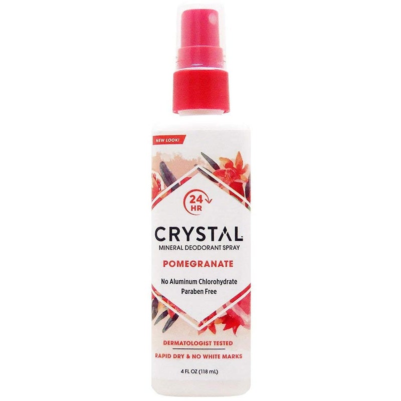Crystal Essence Mineral Deodorant Body Spray Pomegranate  4 fl oz - Image 3