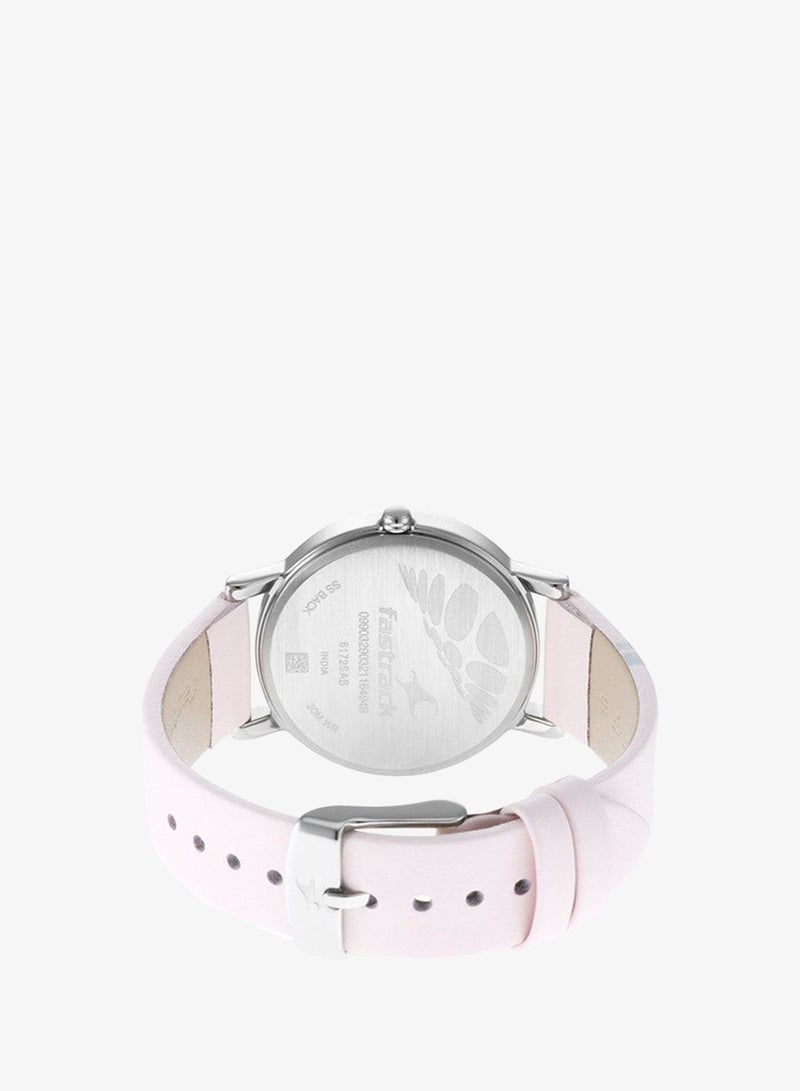 Fastrack Wear Your Look Quartz Analog with Day and Date Pink Dial Leather Strap Watch for Girls - Image 5