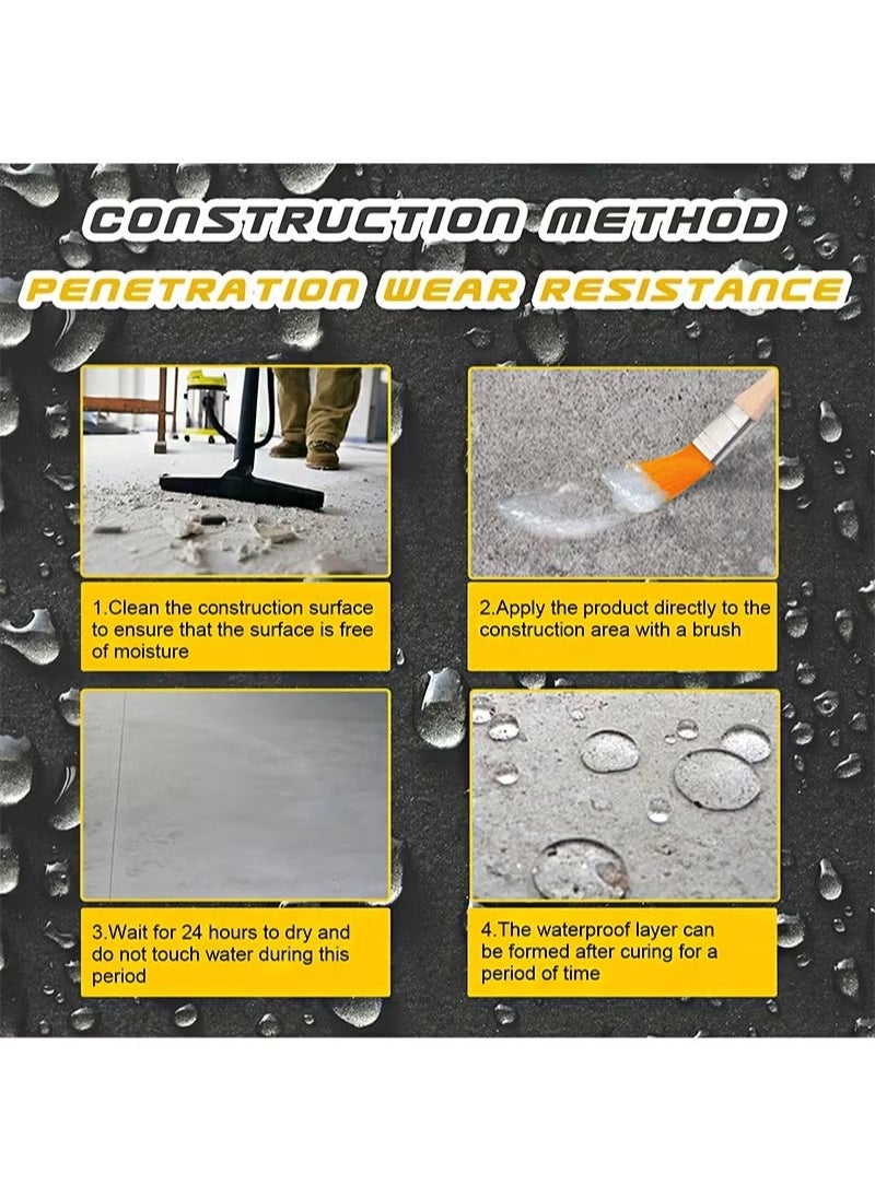 Generic - 100g Invisible Waterproof Agent，Waterproof Insulating Sealant Clear，Transparent Waterproof Adhesive，Super Strong Bonding Sealant Apply for Wall Bathroom Roof Indoor and Outdoor（2 PCS） - Image 1