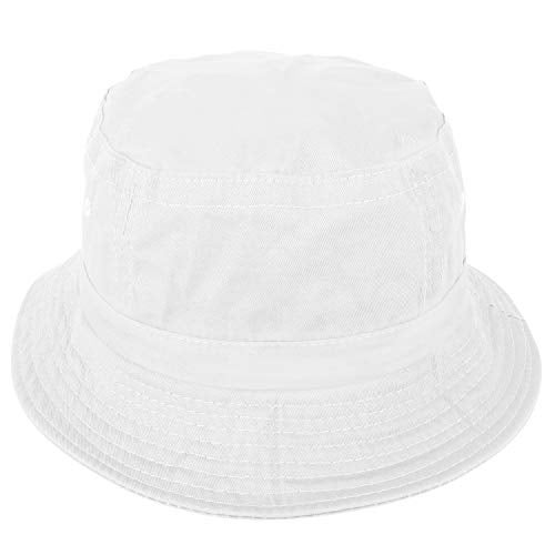 Armycrew Unlimited Pigment Dyed Washed 100% Cotton Unisex Bucket Hat - White - Image 5