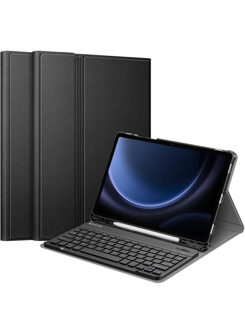 Backlit Keyboard Case for Samsung Galaxy Tab S7/S8 – Multi-Touch Trackpad, Arabic-English Keyboard, Magnetic Cantilever Stand, Pen Holder & Long Battery Life - Image 1