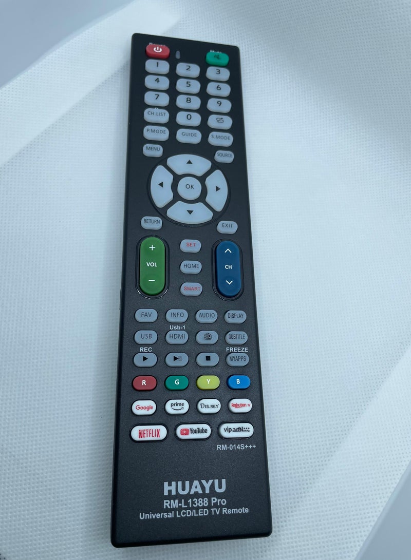 Huayu Universal Remote Control For Tv Replacement For Lcd Led Hdtv 3D Smart Tvs Remote  - Image 1