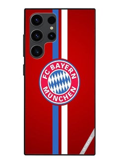 VR CREATIVE Protective Case Cover For Samsung Galaxy S23 Ultra 5G Fc Bayern Munchen Logo Red Design Multicolour  - Image 1