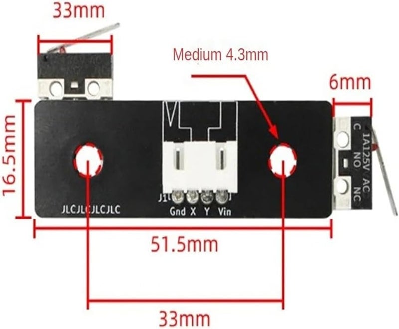 Style A V2 4 XY Axis Micro Switch Endstop PCB Board Limit Switch For 3D Printer - Image 4